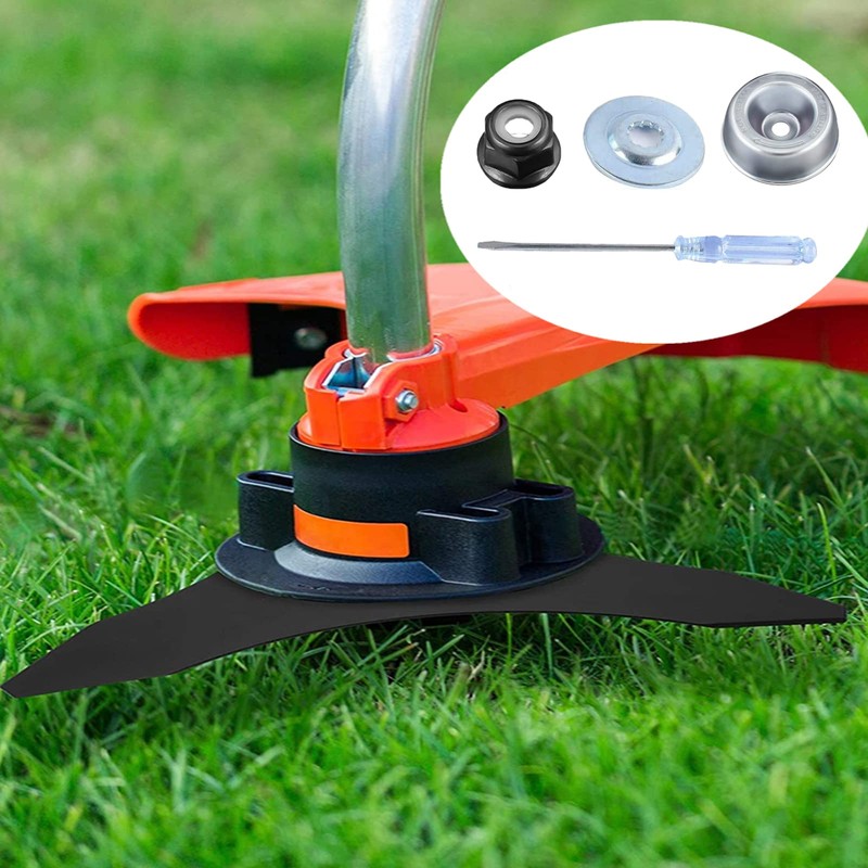 Gekufa Brush Cutter Blade 3T with Blade Adapter Kit for