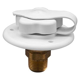 THETFORD 94214 City Water Flange Fill W/Brass, Polar White