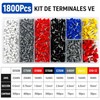 Kit Pinza Crimpadora 1800 Terminales Profesional Hsc8 6-4a Con Ferrules