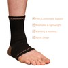 Copper Compression Ankle Sleeve - Black - Small/Medium - 2