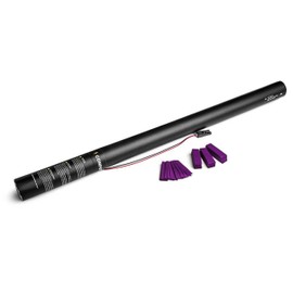 Luftschlangen Kanone 80cm violett, elektrisch