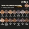 FemMas Haarfarbe Hell Lichtblond 10 I Professionelle Creme Haarfarbe mit