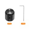 sourcing map 4 Pcs Aluminium Potentiometer Knobs, 1/4"(6mm) IDx5/8"(15mm) ODx5/8"(15mm)