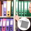 1-100 Round Number Stickers, 10 Sheets Consecutive Labels, Self-Adhesive 0.4"
