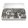 Lotnery Mini Cookie Cutters Set - 30 Stainless Steel Tiny
