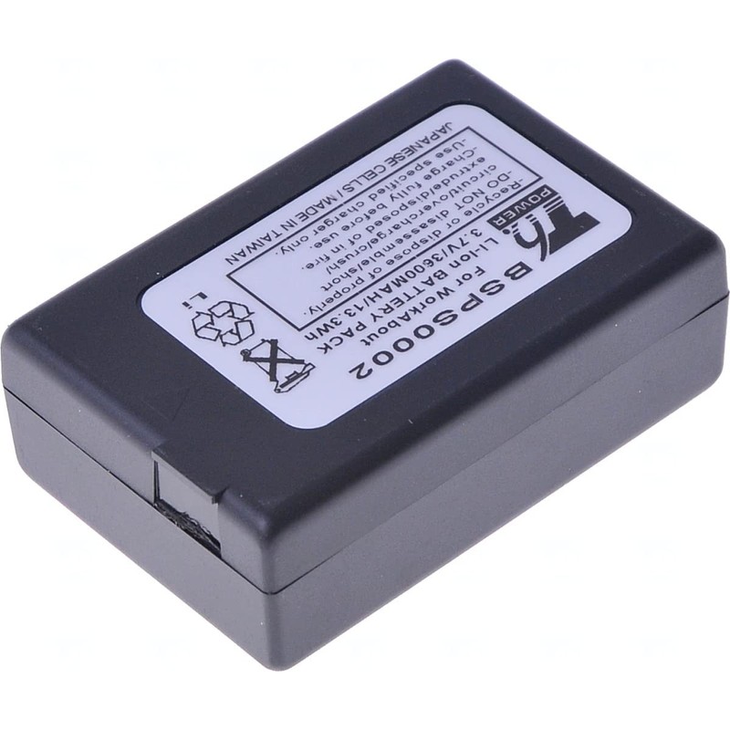 T6 Power Akku für Zebra Barcode-Scanner, Teilenummer 1050494-002, Li-Ion, 3,7