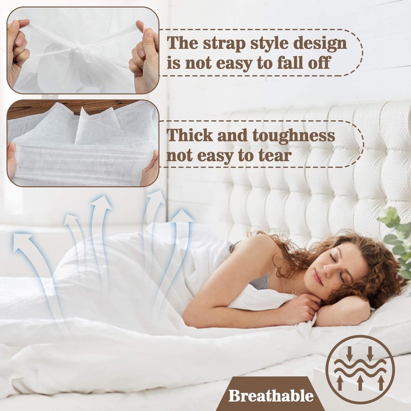 Disposable Bed Sheets for Travel - 4PCS Portable Travel Bedding