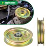 POSFLAG 3 Pack 753-08171 Idler Pulley Kit Replaces Cub Cadet