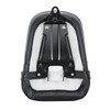 Motorcycle Rear Passenger Pillion Black Leather Seat Pad Fit for