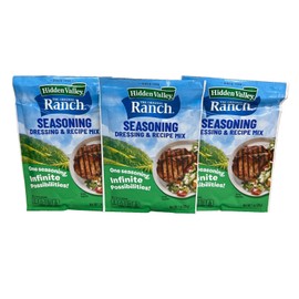 Hidden Valley Ranch Seasoning Salad Dressing & Recipe Mix 1 oz  ( 3 Pack )