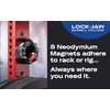 Lock-Jaw PRO 2 Barbell Collar with MAGNETS (blue)