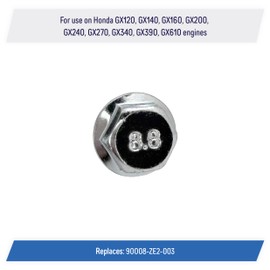 Recoil Starter Bolts 6x10 Replacement for Select Honda GX Series Engines - 90008-ZE2-003 (6 Pack)