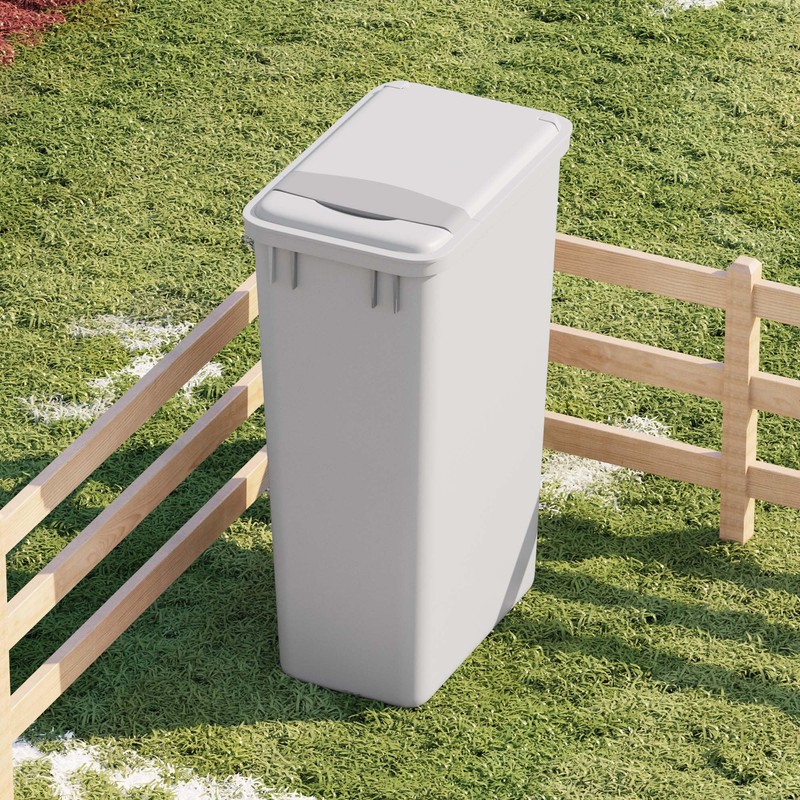 Dowell Kitchen & Bath Dowell 50L Wastebasket Trash Container, 52.8Qt/13.2Gal,