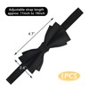 Mebamce Adjustable Bowtie Men Senior Bowtie Pre-Tied Bow Tie Classic