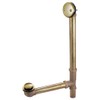 Kingston Brass 16" Bathtub Waste and Overflow Drain - Brushed