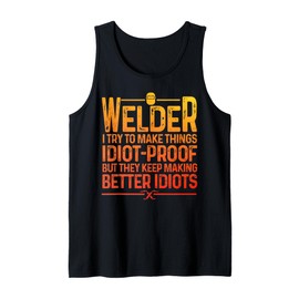 Best Welding Novelty For Men Women MIG TIG Welder Welding Tank Top