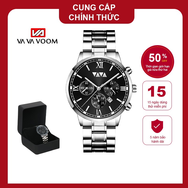 Leisure Fashion Glass Men Quartz Watch