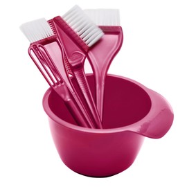 FRCOLOR Hair Dye Kit with Mixing Bowl and Brushes for Professional and Diy Hair Coloring Complete Set with Durable Bristles for All Types Convenient for Beginners and Experts