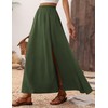 Zeagoo Skirt Women's Long Elegant Summer Skirts A-line Elastic High