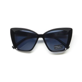 Kendall + Kylie Kk5121 Mazie Cat Eye Sunglasses 100% Uv Rays Protection Fashion [58-16-145, black]