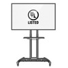 NB Mobile TV Cart, UL Listed, Rolling TV Stand with