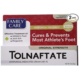 Paquete De 2 Tolnaftato Crema Usp 1% Pie De Atleta Antifúngi