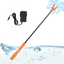 Cattle Prod - Rechargeable Waterproof Livestock Prod for Pig Cows Cattle Hogs Dogs Sheep with LED Light Animal prod (56cm/22)