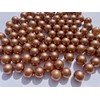 FAIRY TAIL & GLITZER FEE Brown Glass Marbles 500g Copper