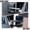 HECASA Tow Mirror Caps Covers Compatible with 1988-2019 Chevy Silverado