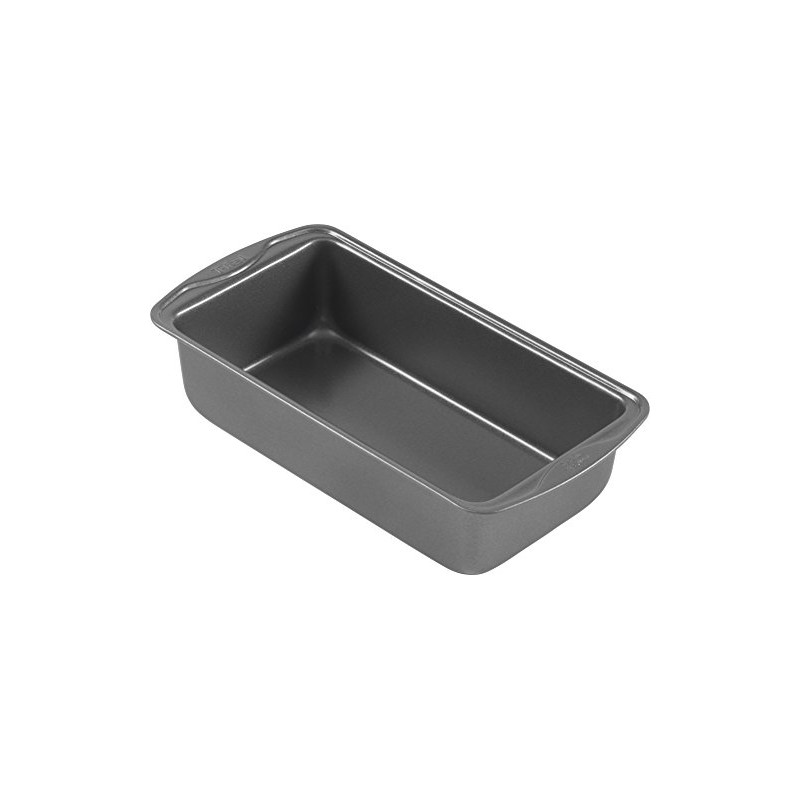 T-fal 84847 Signature Nonstick Loaf Pan, Gray, Medium