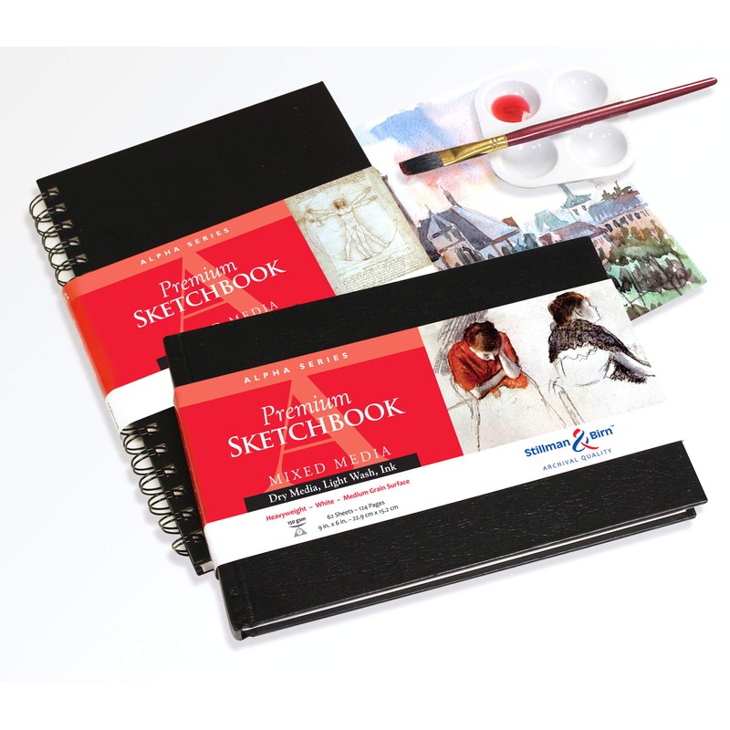 Stillman & Birn Alpha Series Hardbound Sketchbook, 9" x 6",