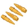 PATIKIL 4 Pcs 45mm Spiked Shape Tire Valve Stem Caps