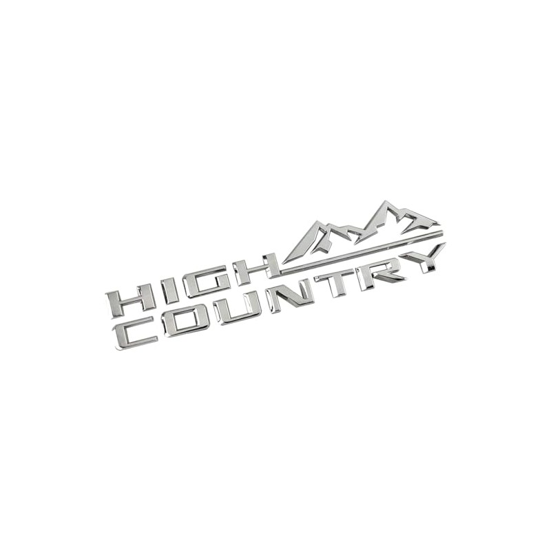 1pc Rear Tailgate High Country Naneplate Emblem 3D Badge Replacement