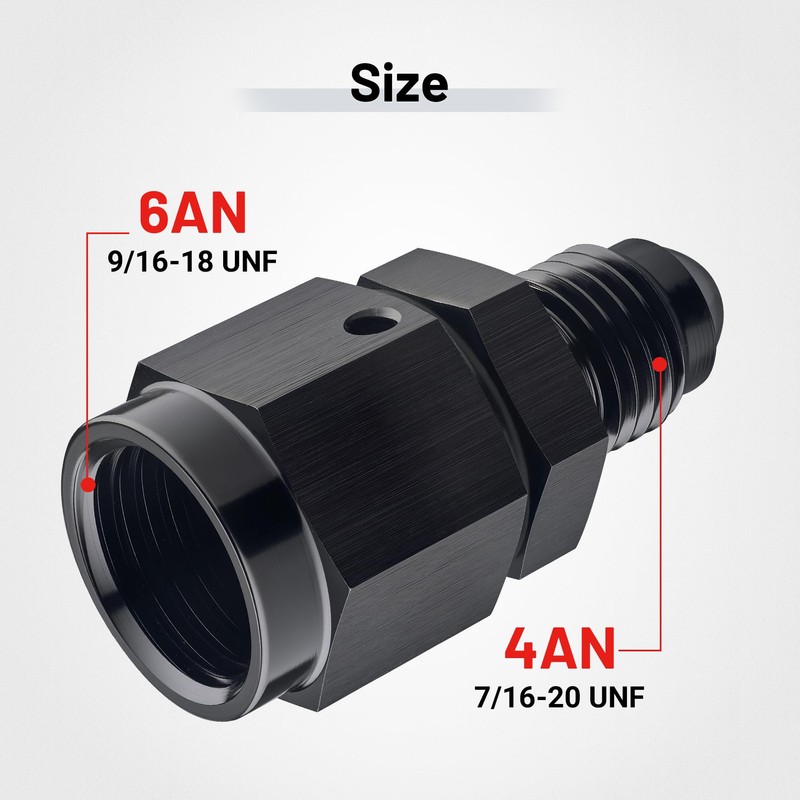 EVIL ENERGY 16AN Male Flare to 1-1/4" NPT Pipe Fitting