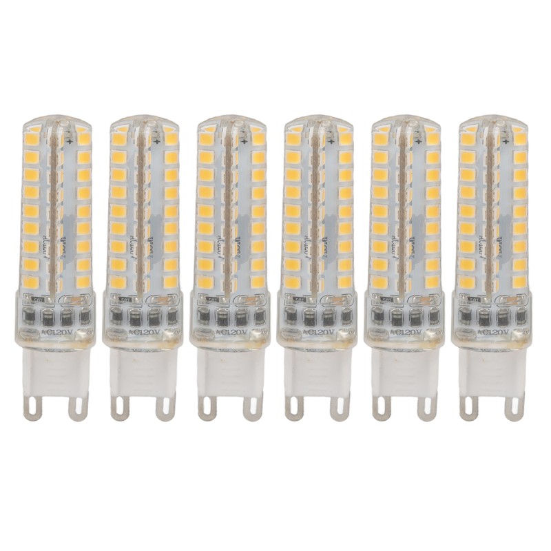 6PCS G9 LED Bulb Dimmable 3W 270LM 72LEDs G9 Bulb