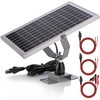 SUNER POWER 10W 12V Solar Battery Charger Maintainer, Built-in Smart