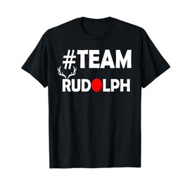 Team Rudolph-Cool Christmas Reindeer Costume T Shirt T-Shirt