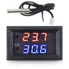 DC 12V LED Thermostat Digital Temperature Controller, DiyStudio W1209-WK Mini
