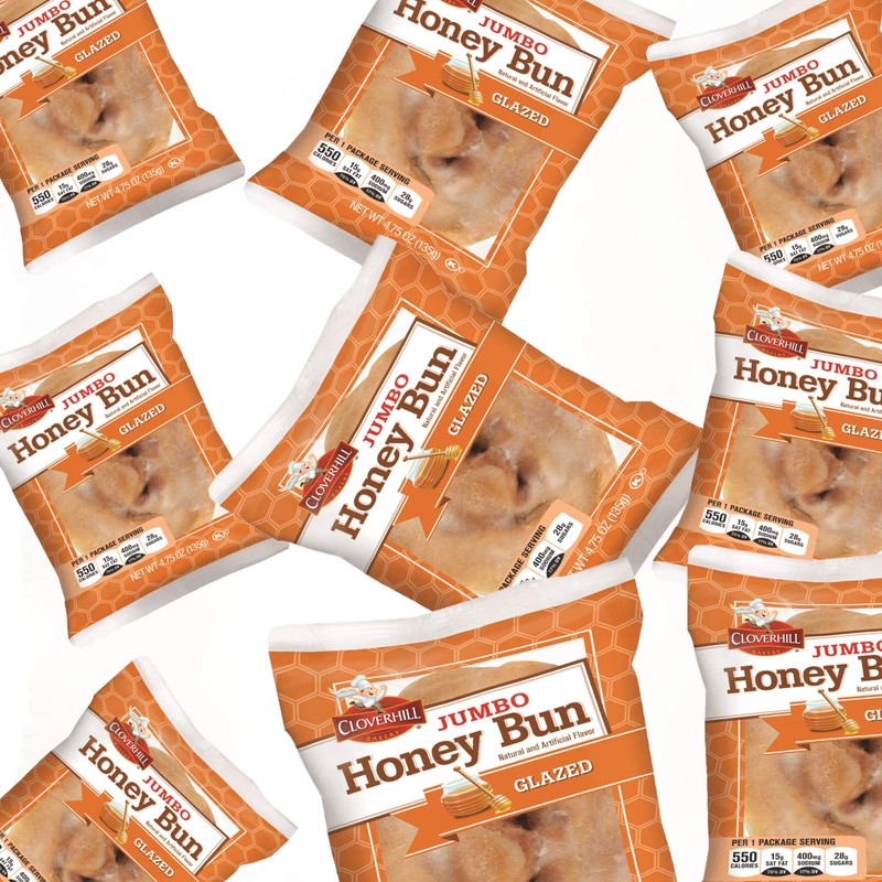 Cloverhill Jumbo Honey Bun Chocolate Iced - 4.75oz Multi Pack