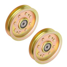 756-04129 Flat Idler Pulley for Cub Cadet MTD GT1054 LTX1040 RZT42 RZT50 Troy Bilt GT50 GT54 753-08171 956-04129 Fits 38" 42" 46" 54" Deck