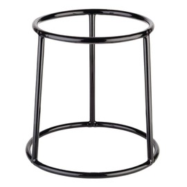 APS 33271 Multi Round Black Metal Buffet Stand with Non-Slip Coating Diameter 15.5/18 x 18 cm