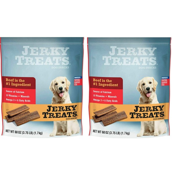 Jerky Treats Tender Strips Dog Snacks Beef 60 oz. 3.75 lbs Jerky-hl Jerky-7q