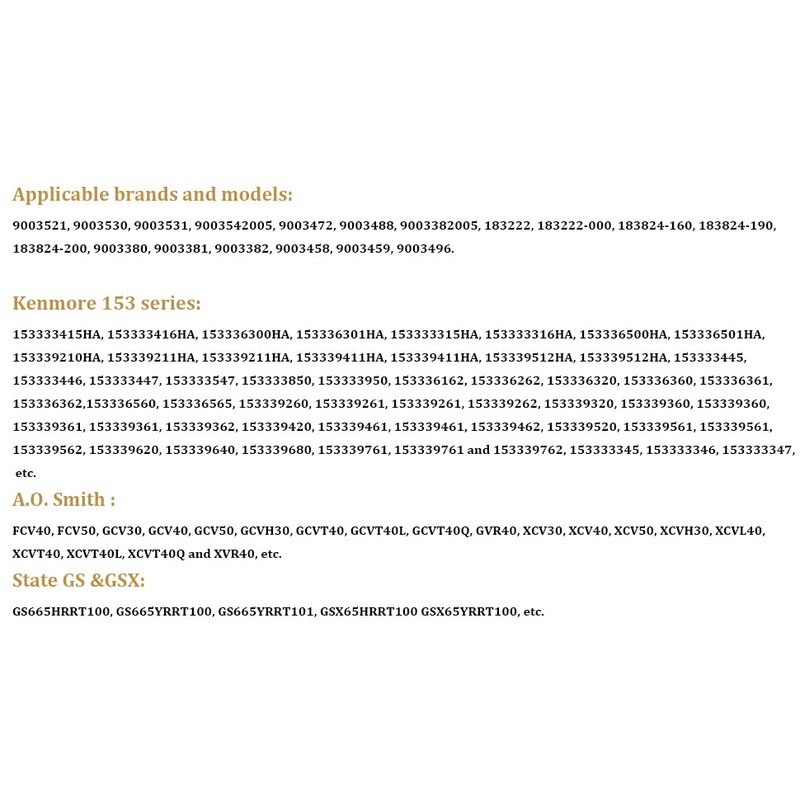 9003542 Replacement for Reliance Water Heater NAT Gas Pilot Assembly