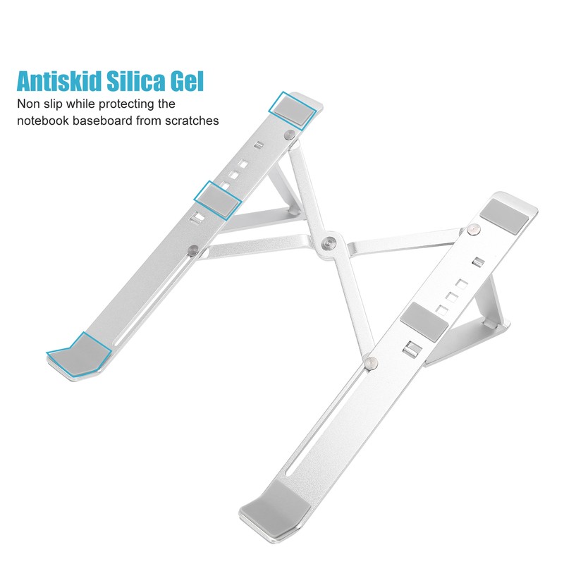 Foldable Laptop Stand Portable Ergonomic Tablet Holder Riser Adjustable Height
