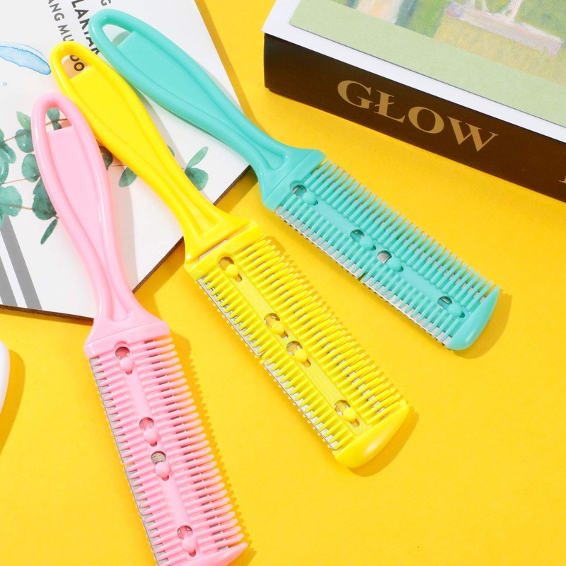 Maitys 3 Pcs Haircut Razor Comb Hair Cutting Comb with