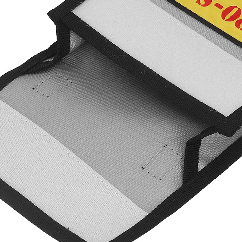Lipo Battery Safety Bag Grey Fireproof Explosion Proof Battery Guard