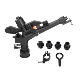 G 1‑1/2 Irrigation Sprinkler ABS Adjustable Rocker Arm Large Flow Impact Sprinkler for Garden Lawn