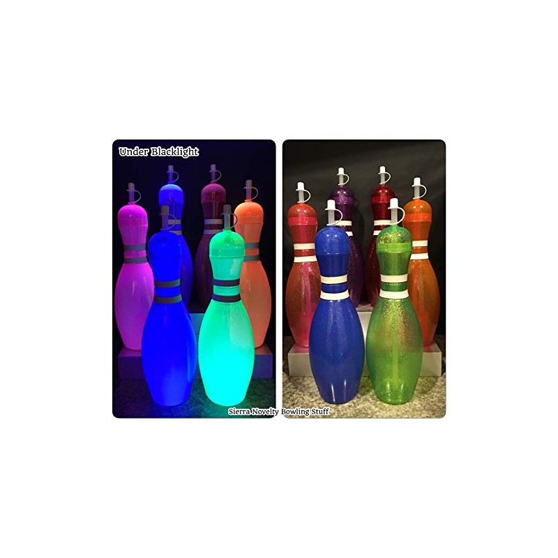 Large Bowling Pin Water Bottle - 32 ounce (Clear)