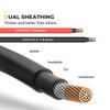 BougeRV 10 Feet 10AWG Solar Extension Cable with Female and
