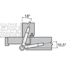 Gedotec Door Hinges Room Doors Renovation Hinges 2-Piece Drill Hinges for Rebated Wooden Doors Size Diameter 16 mm Metal Black Burnished Load Capacity up to 40 kg Pack of 2 Door Hinge Interior Doors
